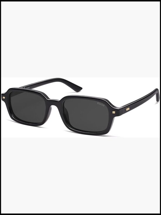 Trendy Rectangle Polarized Sunglasses Thin Slim Square Frames main image 4
